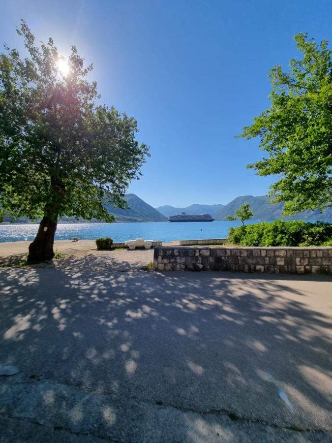 Apartment On The Shore Of The Bay Of Kotor With Free Wi-Fi Exterior photo